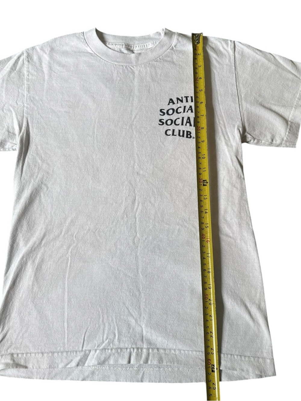 Anti Social Social Club // White Tee with Rose Graphic - Picture 3 of 6